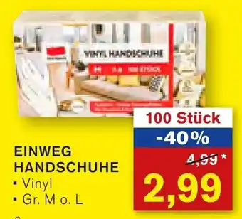 KODi EINWEG HANDSCHUHE Angebot