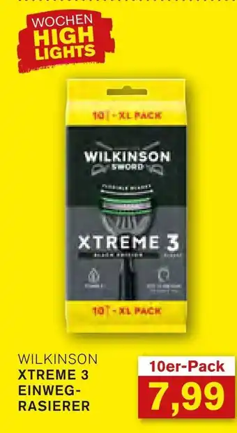 KODi WILKINSON XTREME 3 EINWEG- RASIERER Angebot