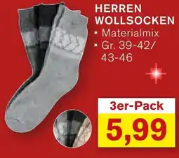 KODi HERREN WOLLSOCKEN 3er-Pack Angebot