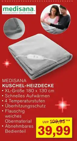 KODi MEDISANA KUSCHEL-HEIZDECKE Angebot