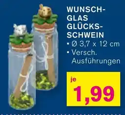 KODi WUNSCH- GLAS GLÜCKS- SCHWEIN Angebot