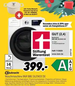 MEDIMAX Bauknecht Waschmaschine B6R 88E SILENCE DE Angebot
