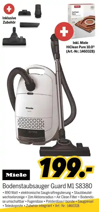 MEDIMAX Miele Bodenstaubsauger Guard M1 S8380 Angebot