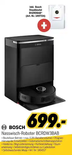 MEDIMAX BOSCH Nasswisch-Roboter BCRDW3BAB Angebot