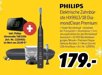 MEDIMAX PHILIPS Elektrische Zahnbür- ste HX9913/18 DiamondClean Premium Angebot