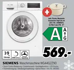 MEDIMAX SIEMENS Waschmaschine WG44G2Z90 Angebot