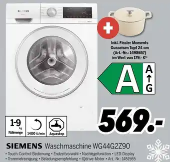 MEDIMAX SIEMENS Waschmaschine WG44G2Z90 Angebot