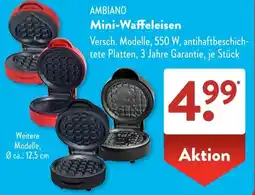 Aldi Süd AMBIANO Mini-Waffeleisen Angebot