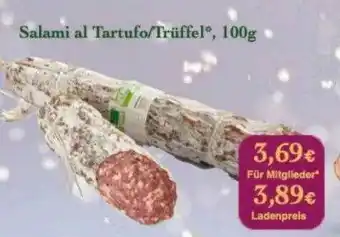 LPG Biomarkt Salami Al Tartufo Trüffel Angebot