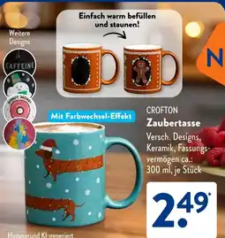 Aldi Süd CROFTON Zaubertasse Angebot