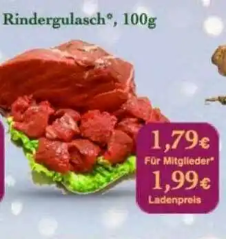 LPG Biomarkt Rindergulasch Angebot