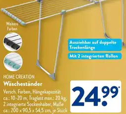 Aldi Süd HOME CREATION Wäscheständer Angebot