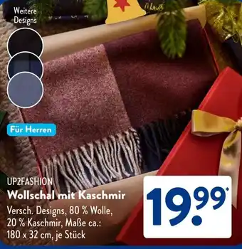 Aldi Süd UP2FASHION Wollschal mit Kaschmir Angebot
