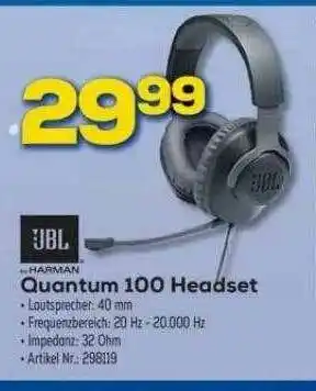 Euronics Jbl Quantum 100 Headset Angebot