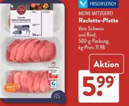 Aldi Süd MEINE METZGEREI Raclette Platte Angebot