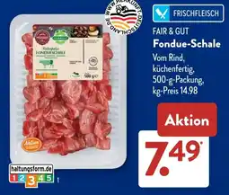 Aldi Süd FAIR & GUT Fondue Schale Angebot