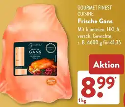 Aldi Süd GOURMET FINEST CUISINE Frische Gans Angebot