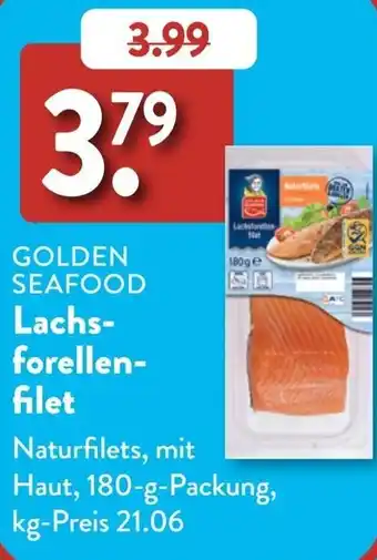 Aldi Süd GOLDEN SEAFOOD Lachs forellen filet Angebot