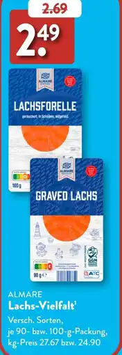 Aldi Süd ALMARE Lachs Vielfalt Angebot