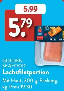 Aldi Süd GOLDEN SEAFOOD Lachsfiletportion Angebot