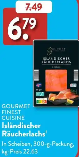 Aldi Süd GOURMET FINEST CUISINE Isländischer Räucherlachs Angebot