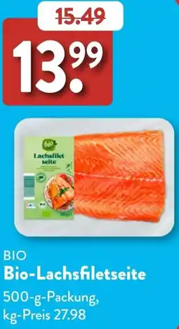 Aldi Süd Bio Lachsfiletseite Angebot