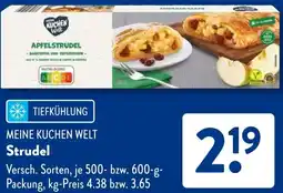 Aldi Süd MEINE KUCHEN WELT Strudel Angebot