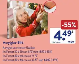 Aldi Süd Acrylglas-Bild Angebot