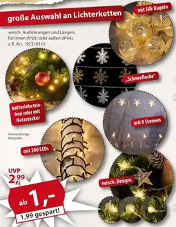 Sonderpreis Baumarkt große Auswahl an Lichterketten Angebot