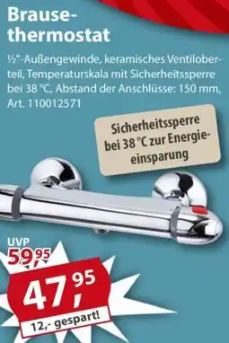 Sonderpreis Baumarkt Brausethermostat Angebot