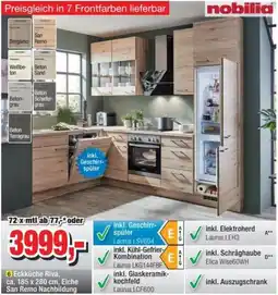 Möbelfundgrube Nobilia Eckküche Riva Angebot