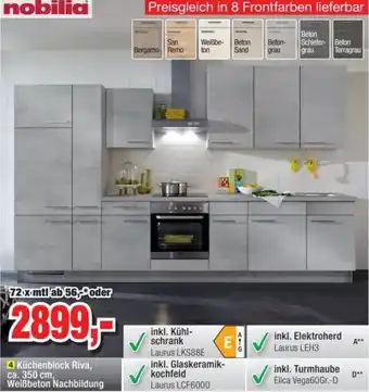 Möbelfundgrube Nobilia Küchenblock Riva Angebot