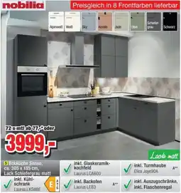 Möbelfundgrube Nobilia Eckküche Senso Angebot