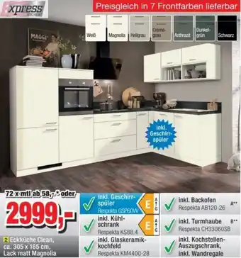 Möbelfundgrube Express Eckküche Clean Angebot