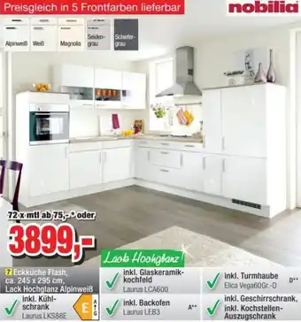 Möbelfundgrube Nobilia Eckküche Flash Angebot