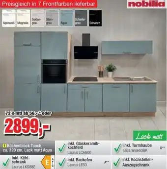 Möbelfundgrube Nobilia Küchenblock Touch Angebot