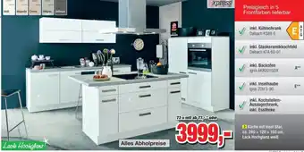 Möbelfundgrube Express Küche mit Insel Star Angebot