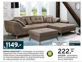 Möbel Heinrich Wohnlandschaft Oder Hocker Angebot