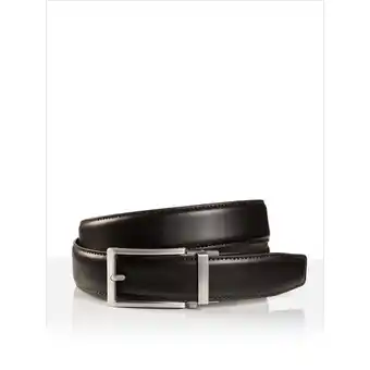 Netto Marken-Discount Monti Herren Ledergürtel STANFORD' 3,5cm breit, Automatikschließe Stufenlos 1er Pack Angebot