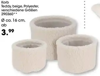 Möbel Martin Korb Teddy Angebot