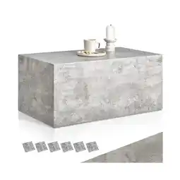 Netto Marken-Discount tectake Couchtisch, minimalistisches Design, keine Montage, inkl. Bodenschoner, Belastbarkeit 45 kg Angebot