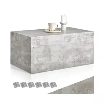 Netto Marken-Discount tectake Couchtisch, minimalistisches Design, keine Montage, inkl. Bodenschoner, Belastbarkeit 45 kg Angebot