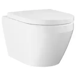 toom Baumarkt Grohe Wand-WC 'Euro Keramik' spülrandlos inklusive WC-Sitz weiß Angebot