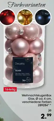 Möbel Martin Weihnachtskugel-Box Angebot