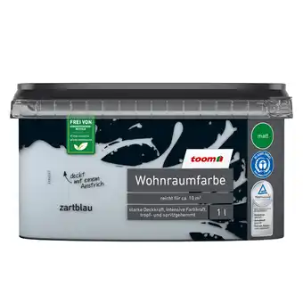 toom Baumarkt toom Wohnraumfarbe zartblau matt 1 l Angebot