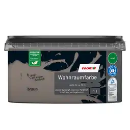 toom Baumarkt toom Wohnraumfarbe braun matt 1 l Angebot