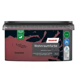 toom Baumarkt toom Wohnraumfarbe kirschrot matt 1 l Angebot