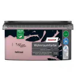 toom Baumarkt toom Wohnraumfarbe hellrosa matt 1 l Angebot