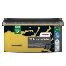 toom Baumarkt toom Wohnraumfarbe sonnengelb matt 1 l Angebot