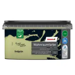 toom Baumarkt toom Wohnraumfarbe lindgrün matt 1 l Angebot